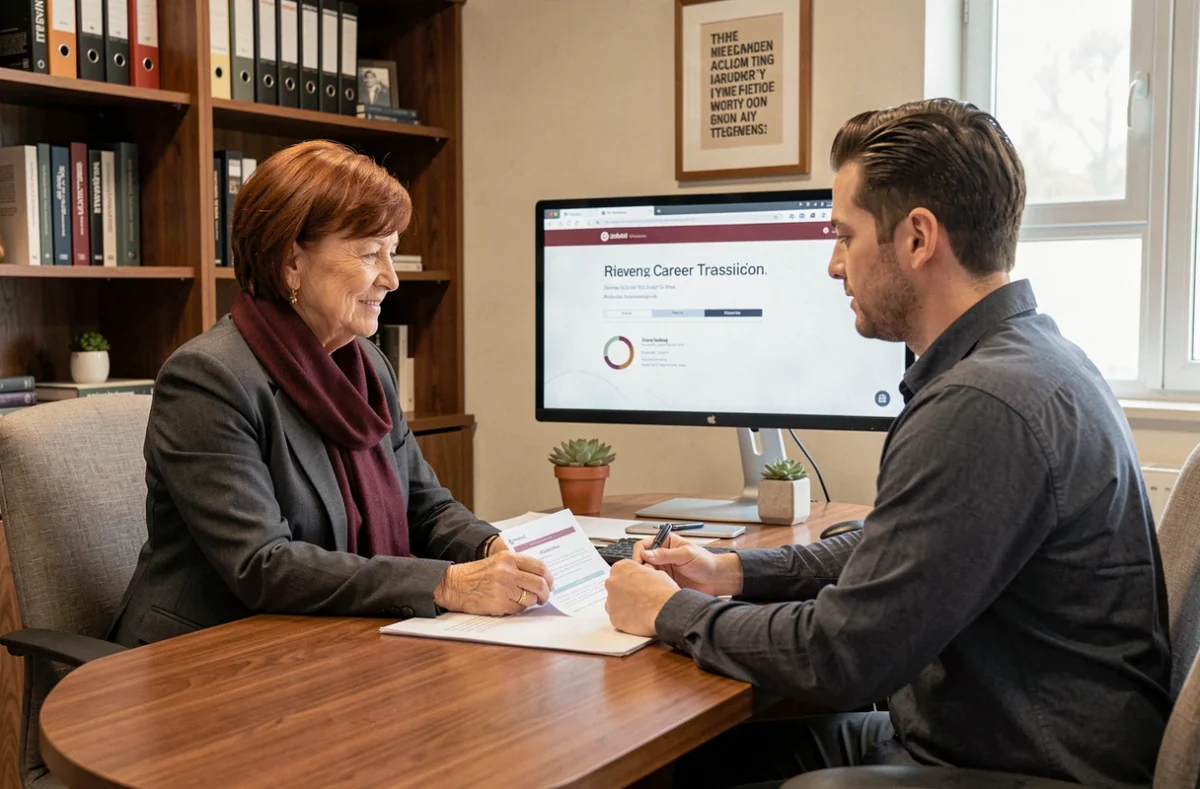 Consultante LHH Recruitment Solutions accompagnant un candidat dans une démarche de transition de carrière dans les Yvelines